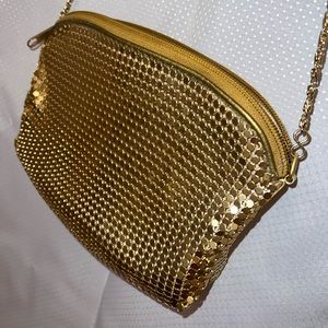 Gold Sequin Shoulder Bag